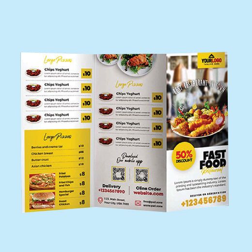 Menu 3 face (2 fold) 1