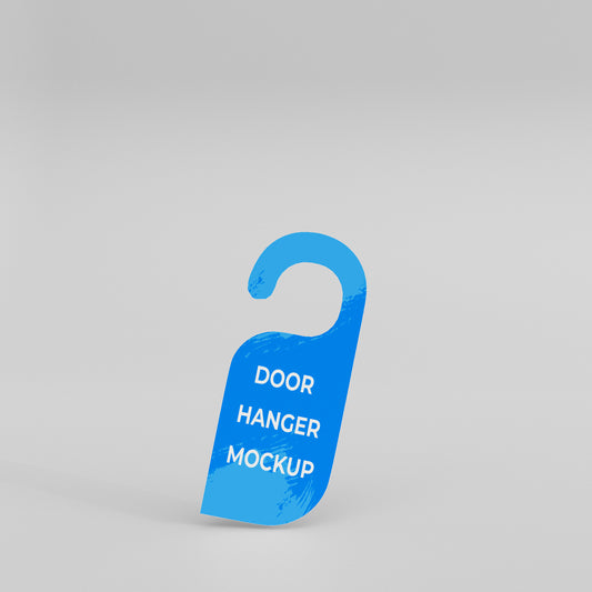 Door hanger design for hotels, events, and advertising campaigns