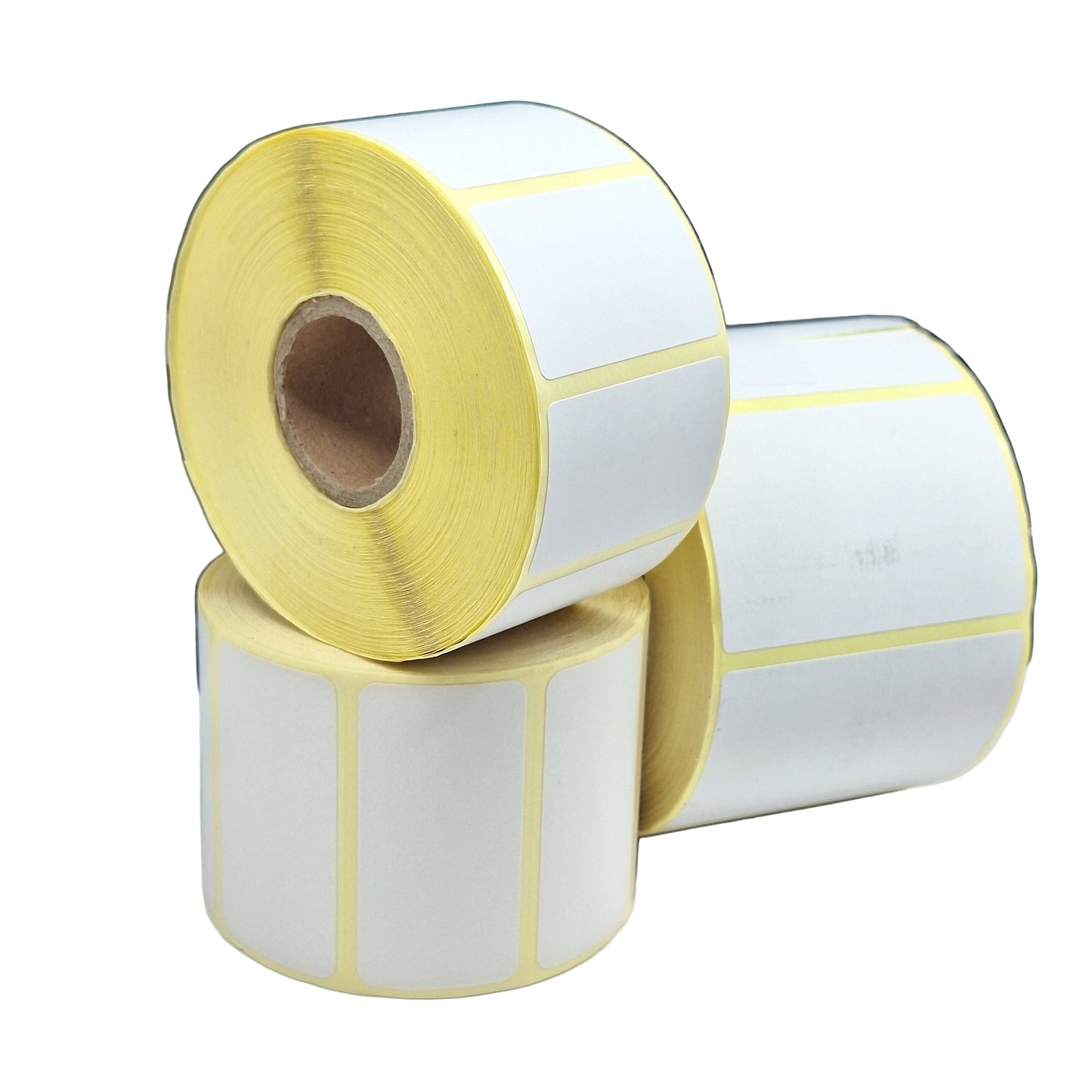 “38x25mm thermal barcode label roll with strong permanent adhesive