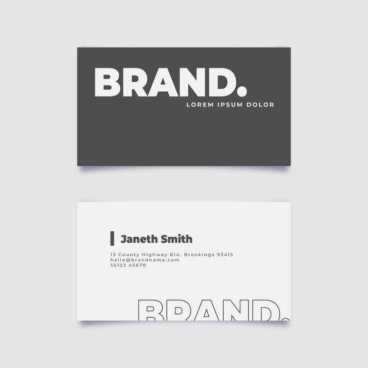 Premium Spot UV Business Card – Matt Lamination
