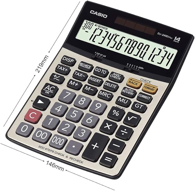 Professional calculator with 300 steps review for office and retail use