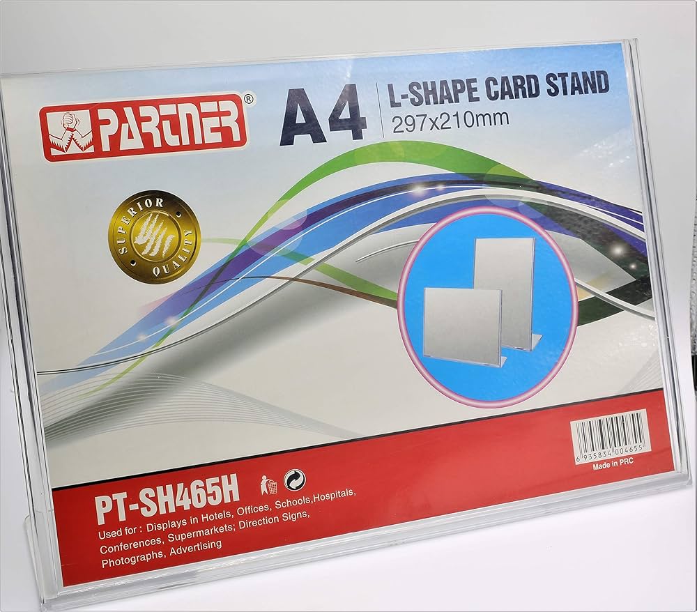 PARTNER A4 SIGN HOLDER HORIZ PT-K6012