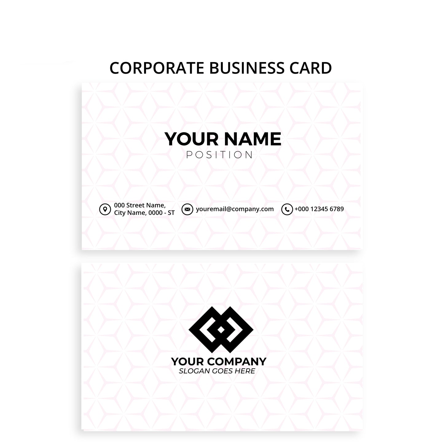 Premium Spot UV Business Card – Matt Lamination – 400GSM