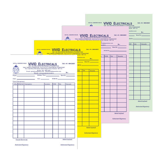 NCR BILL BOOK A4 1+2 10S