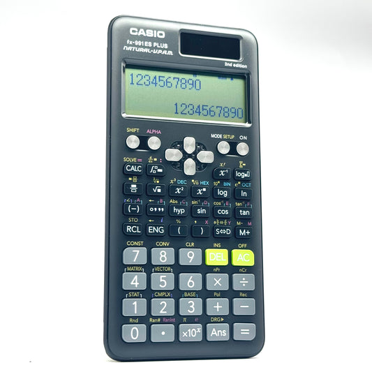 Casio calculator with Natural Textbook Display