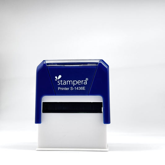 Self-inking POSTED stamp for office mail