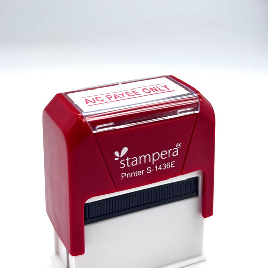 Banking use A/C Payee Only stamp