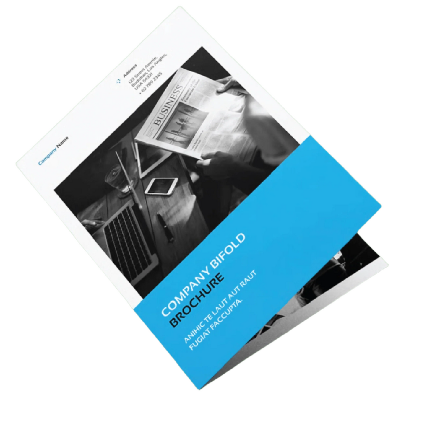 170GSM brochure printing A3 to A4 with matt lamination in Sharjah