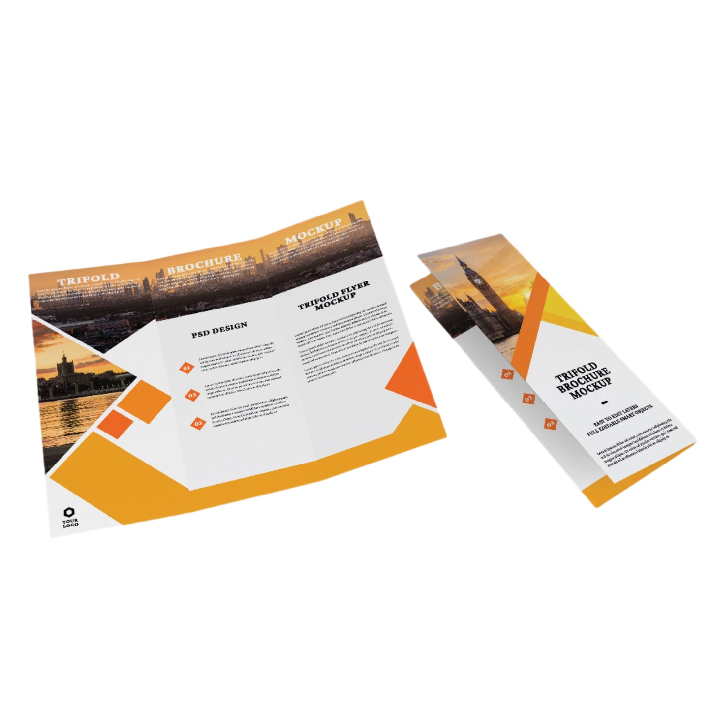 Full-color DL marketing flyer with matte finish