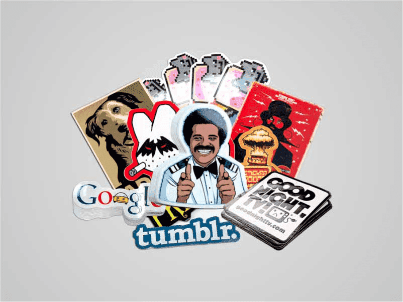 Custom Die Cut Sticker Glossy Lamination 80gsm 5.7x9.2 cm 57×92 mm