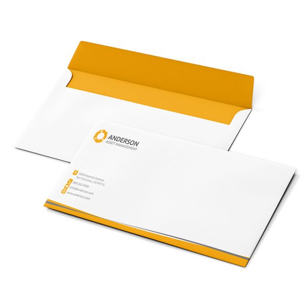 Custom printed envelopes with logo in Sharjah