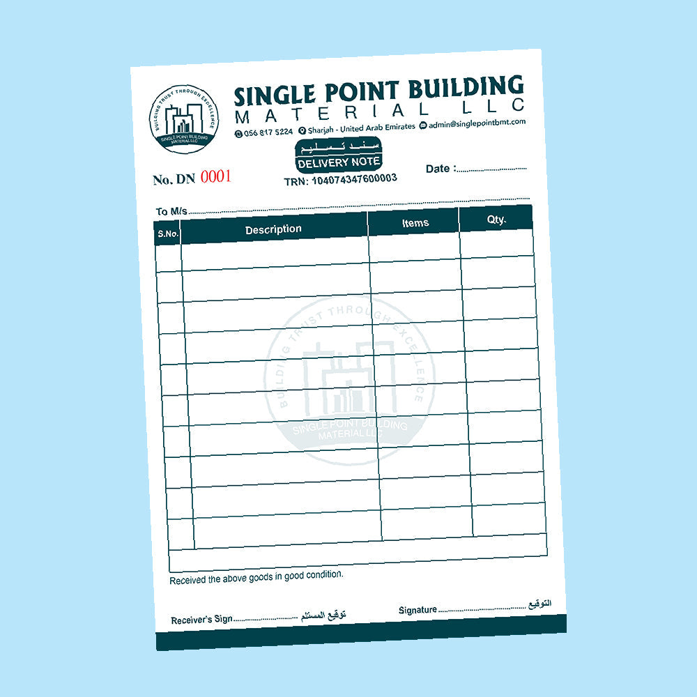 Invoice Books: