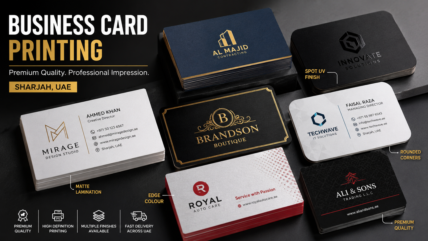 Business Card Printing in Sharjah