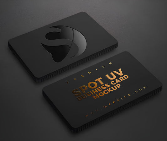 Business Card Rounded Corner Spot UV Matt Laminated 400gsm