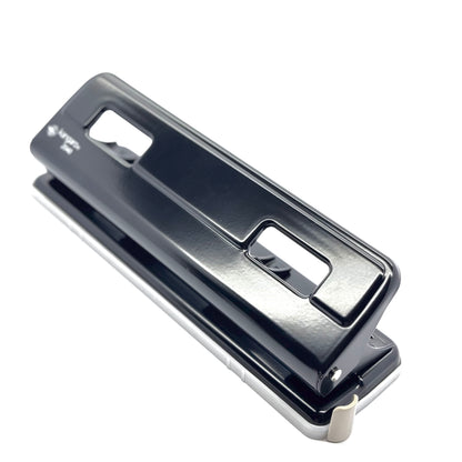 Paper punch machine with chip tray