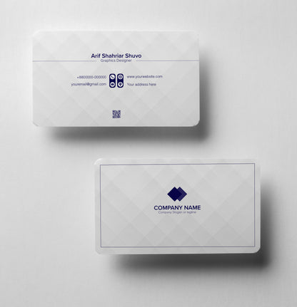 Elegant Matt Laminated Business Card – Standard Size 9x5.5 cm
