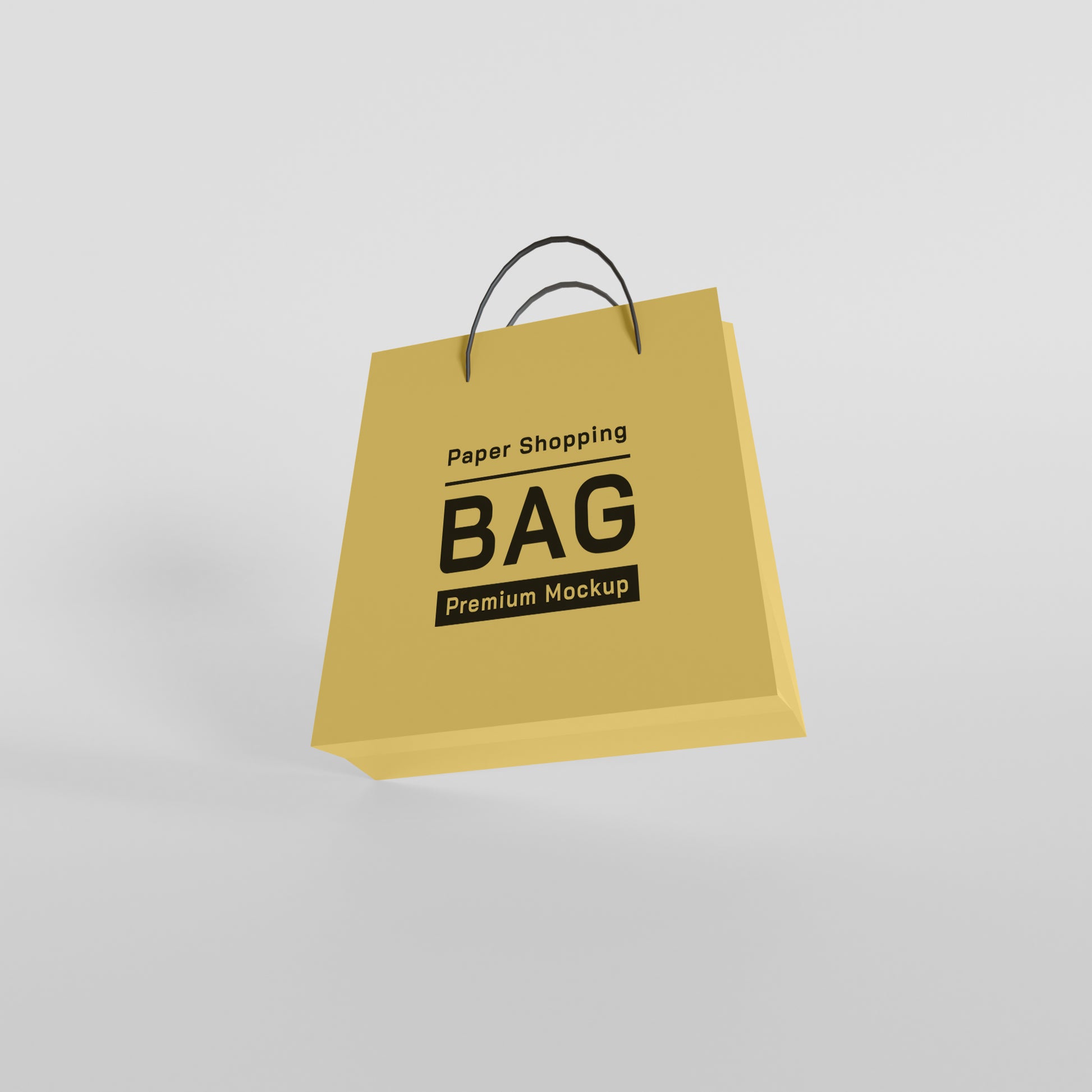 Recyclable kraft bag in brown paper 100GSM