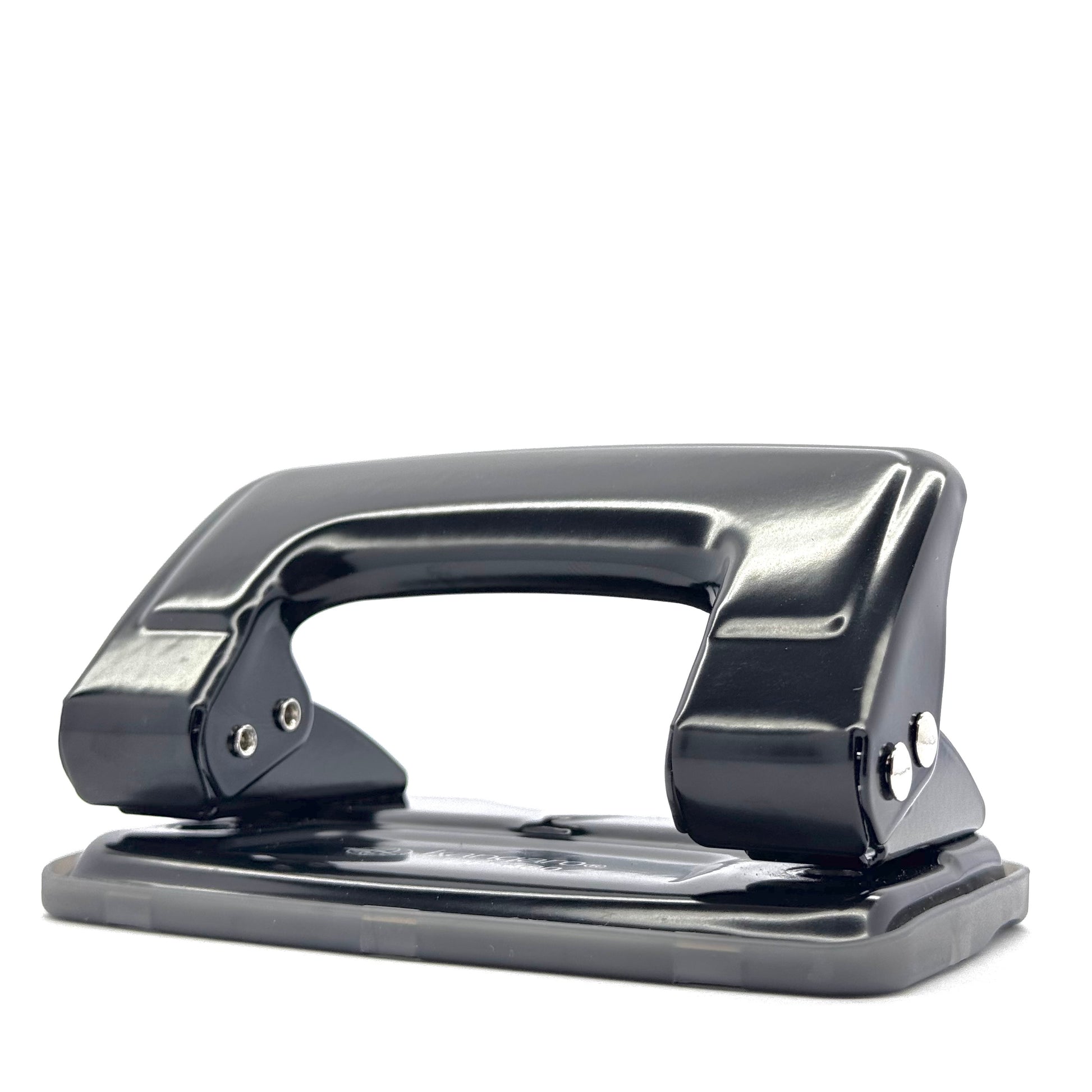 Kangaro DP-480 black two-hole paper puncher on white background
