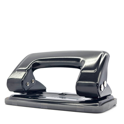 Kangaro DP-480 black two-hole paper puncher on white background
