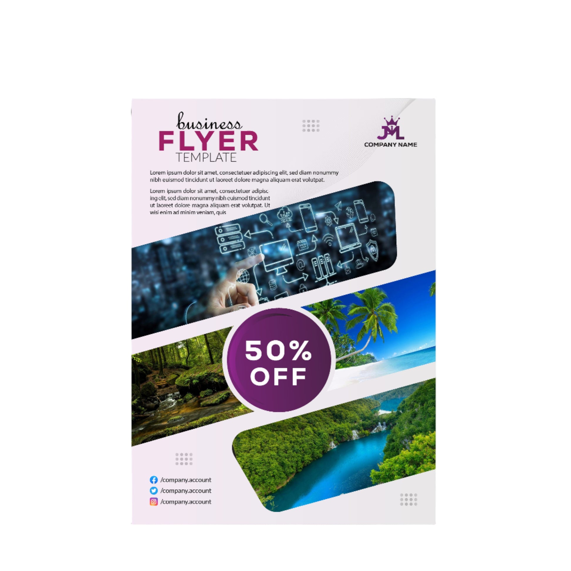 Single side matt laminated brochure for business marketing in Sharjah