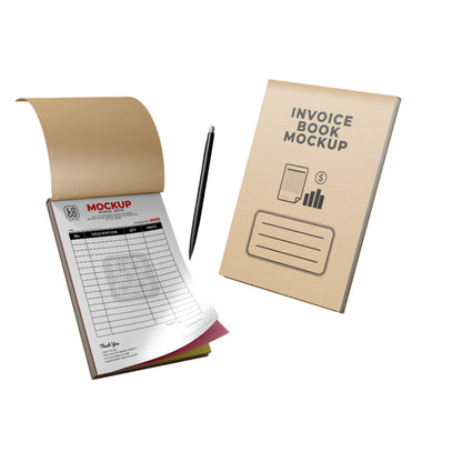 A4 16‑per‑page NCR receipt book for clinic in mubrak center, Sharjah