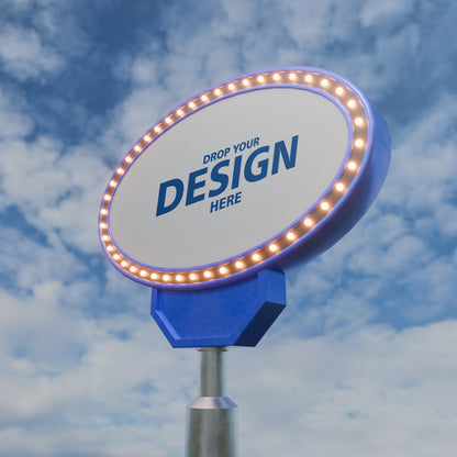 Illuminated 3D shop sign installed in Rolla, Sharjah