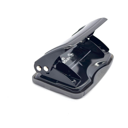Black desk paper punch tool with Kangaro branding
