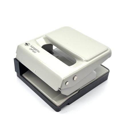 Beige metal paper punch tool for A4 document filing
