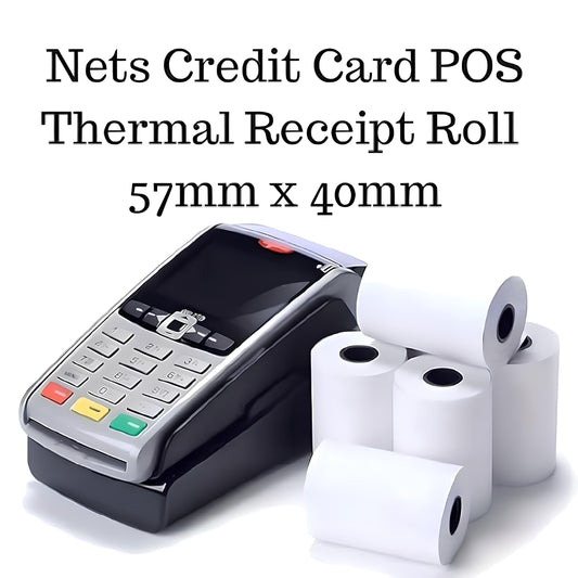 THERMAL VISA ROLL (57mm X 40mm - 100QTY)
