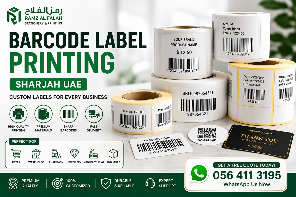 Barcode Label Printing in Sharjah, UAE