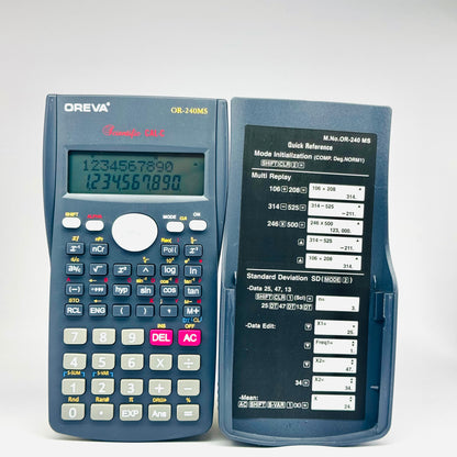 240-function OREVA DB-240MS calculator with ergonomic design