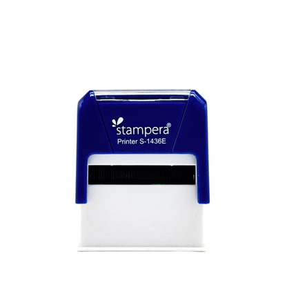 Green self-inking received stamp for office document tracking in Sharjah