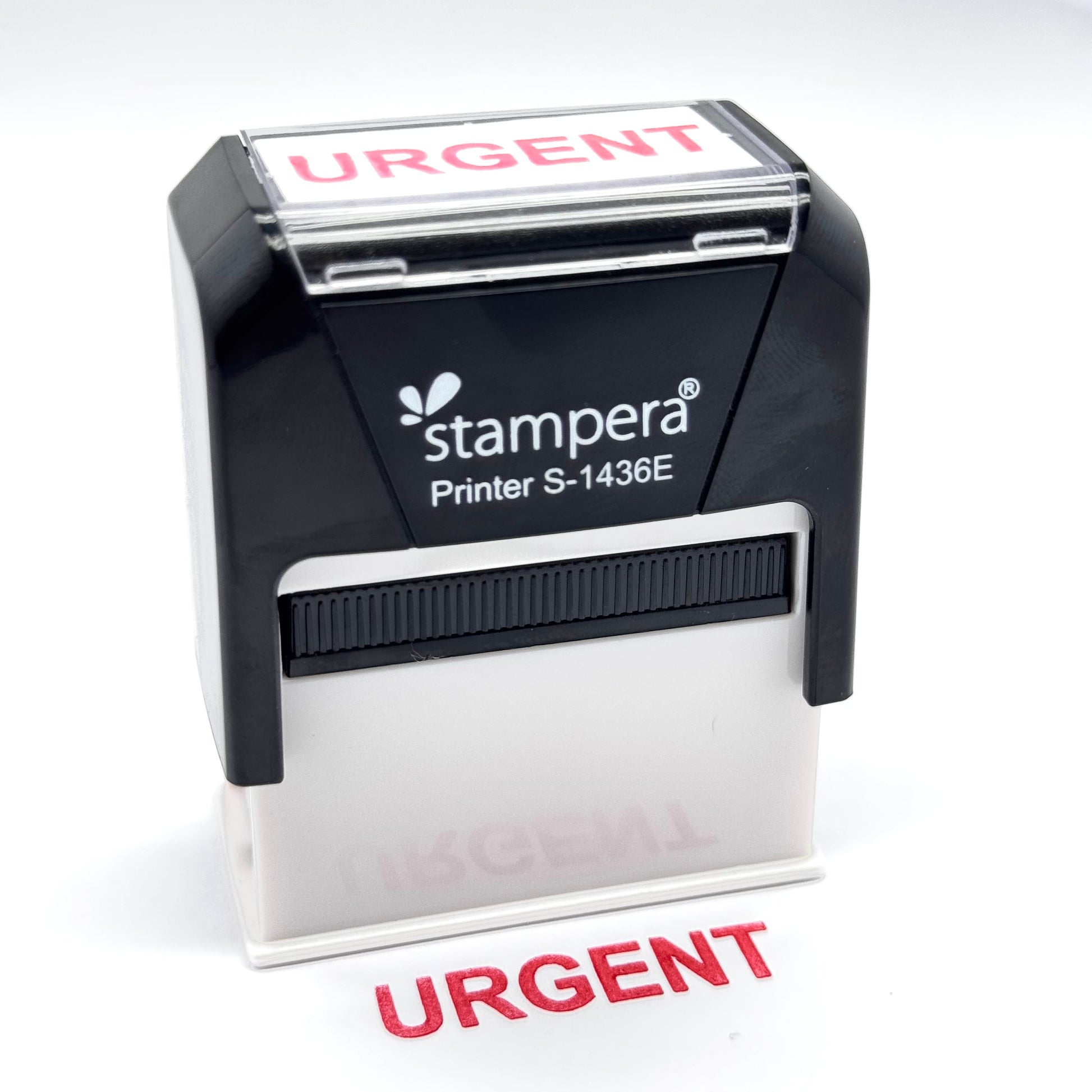 Red URGENT stamp for high-priority files
