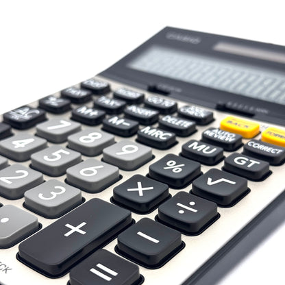 Desktop calculator with 12-digit display for business and home finance tasks