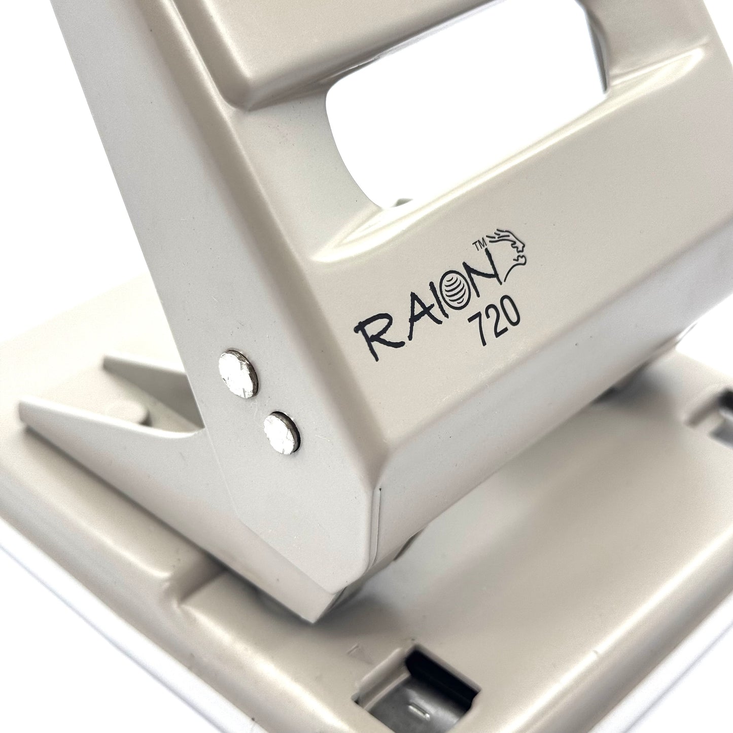 RAION 720 مثقب ورق ثنائي الفتحات - مثقب معدني عالي التحمل للاستخدام في المكاتب والمدارس