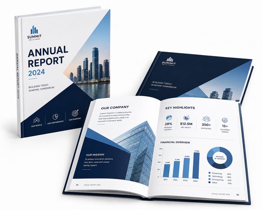 Annual Report Printing in Sharjah & UAE