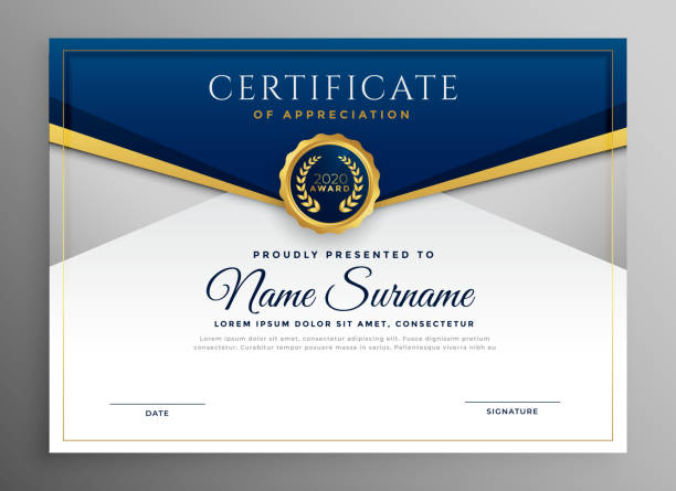 CERTIFICATE 250GSM