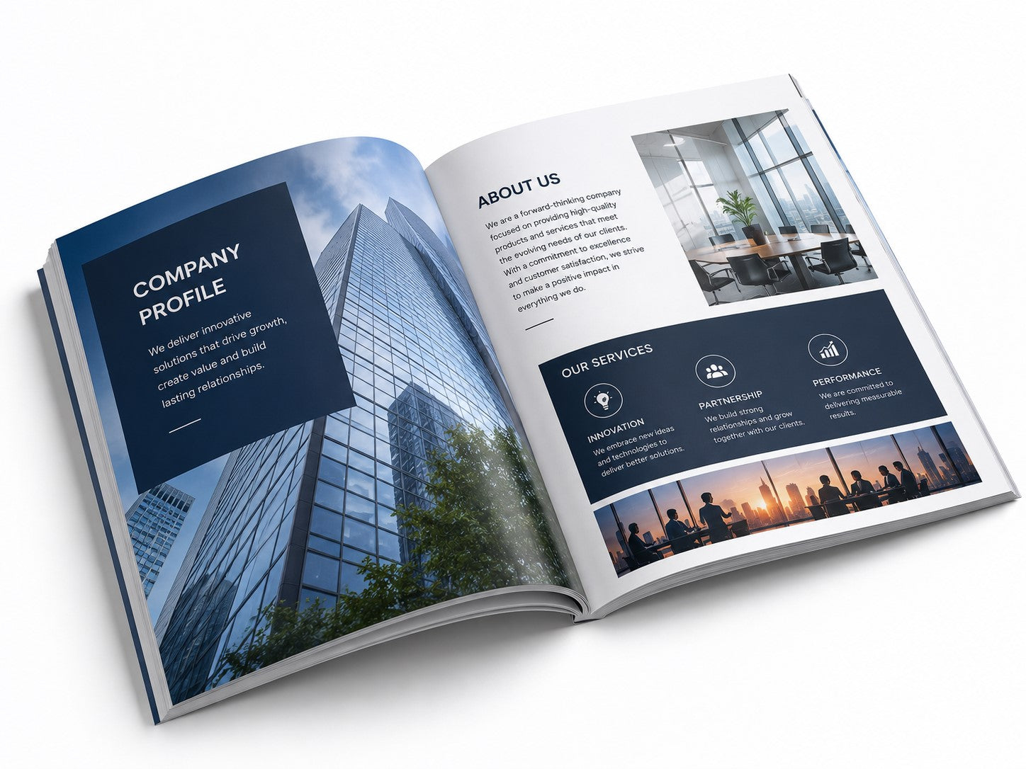 Company profile printing project